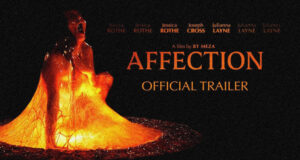 Poster for Affection — a lava figure rising from a molten lake against a dark background, with orange 'AFFECTION' and 'OFFICIAL TRAILER' text.