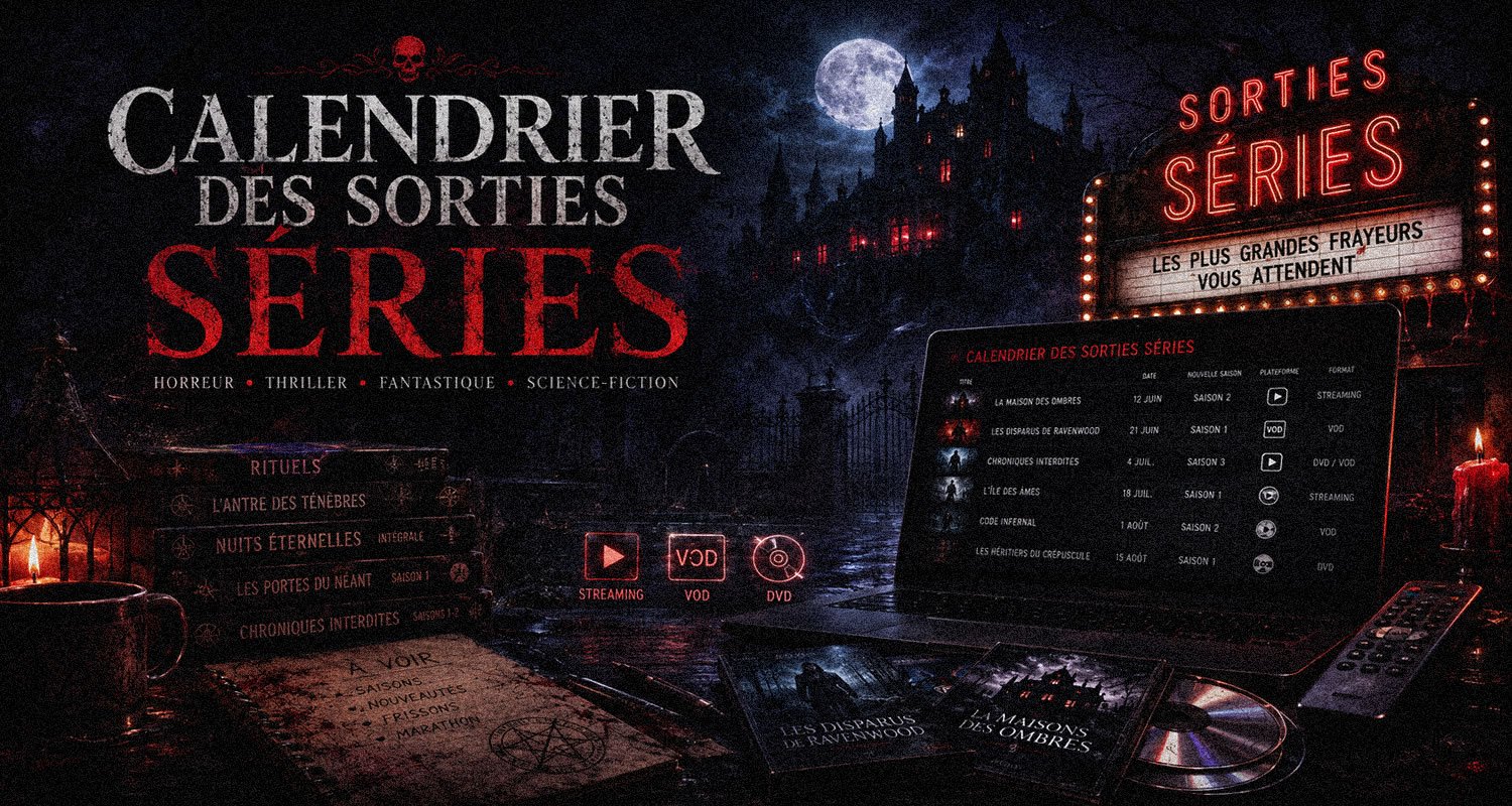 Calendrier des sorties de séries d’Horreur, Thriller, Fantastique et Science-Fiction