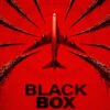 Red poster for the thriller Black Box: a plane viewed from above, surrounded by claw-like tentacles with the tagline 'What happened to Flight 298?'