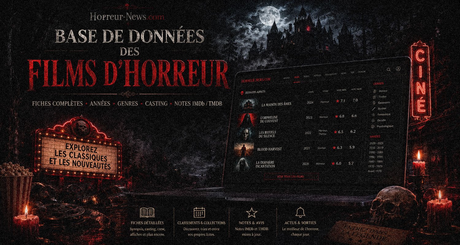Base de données de films d’horreur