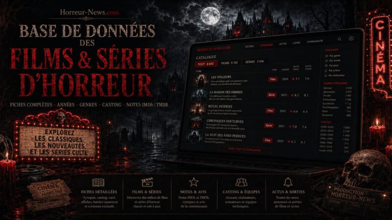 Base de données de Films & séries d’horreur