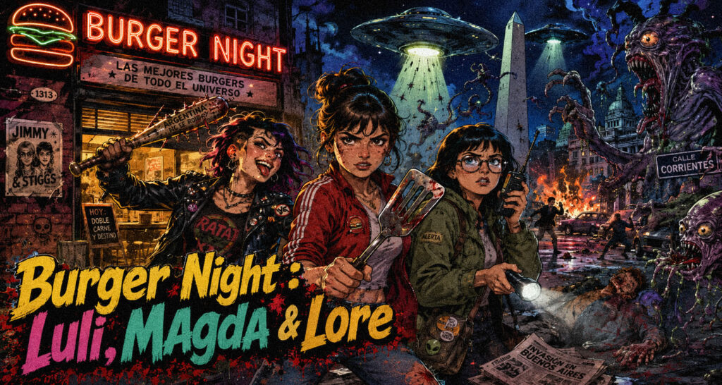 “Burger Night : Luli, Magda & Lore” : Le spin-off Argentin de “Jimmy et Stiggs” dévoile son trio d’héroïnes