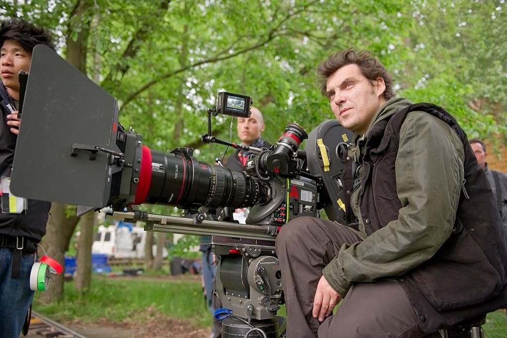 Joe Wright sur le tournage du film Hanna (2011)