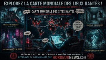 Carte des Lieux les Plus Hantés du Monde