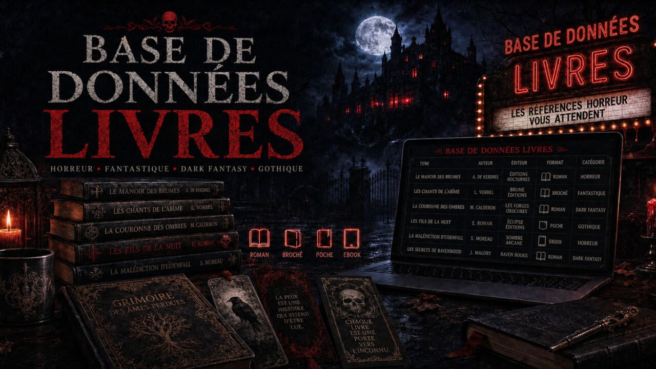 Base de données des Livres
