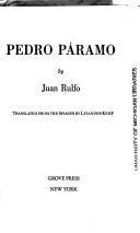 Couverture de Pedro Páramo
