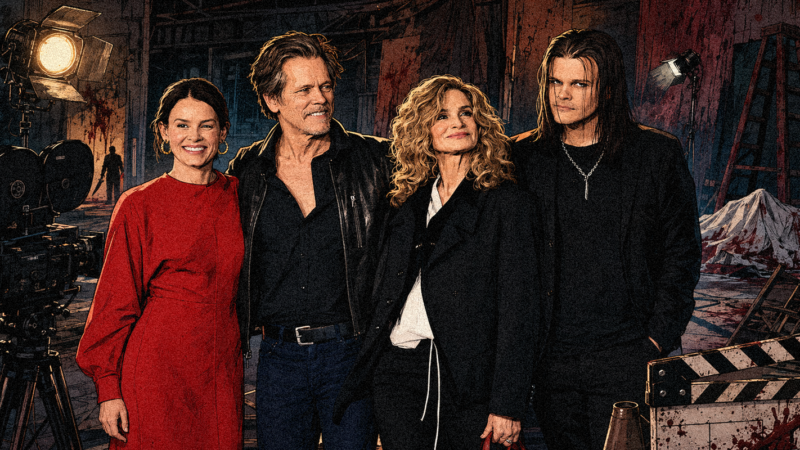 "Family Movie" : Kevin Bacon et Kyra Sedgwick réunissent leur famille dans un slasher attendu en 2027