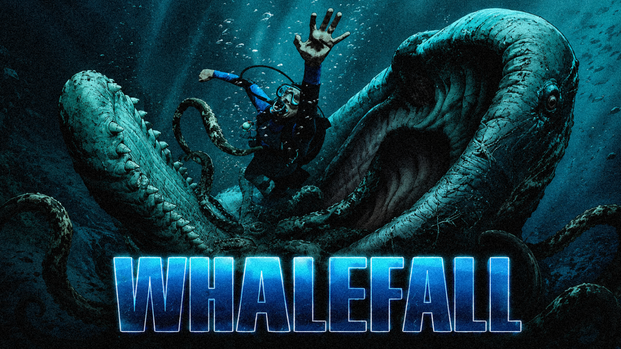 "Whalefall" : la bande-annonce du film d’horreur avec Austin Abrams dévoile un cauchemar au cœur d’une baleine