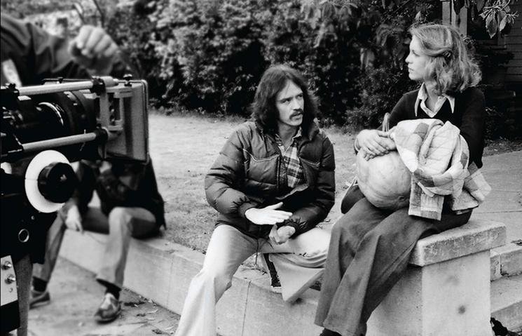 John Carpenter et Jamie Lee Curtis dans La Nuit des masques (1978)