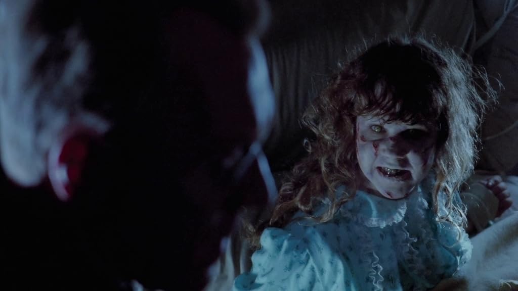 Linda Blair et Max von Sydow dans L'Exorciste (1973)