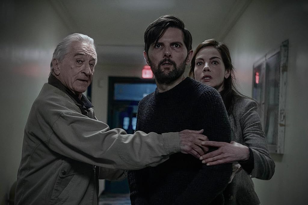 Robert De Niro, Adam Scott et Michelle Monaghan dans The Whisper Man (2026)