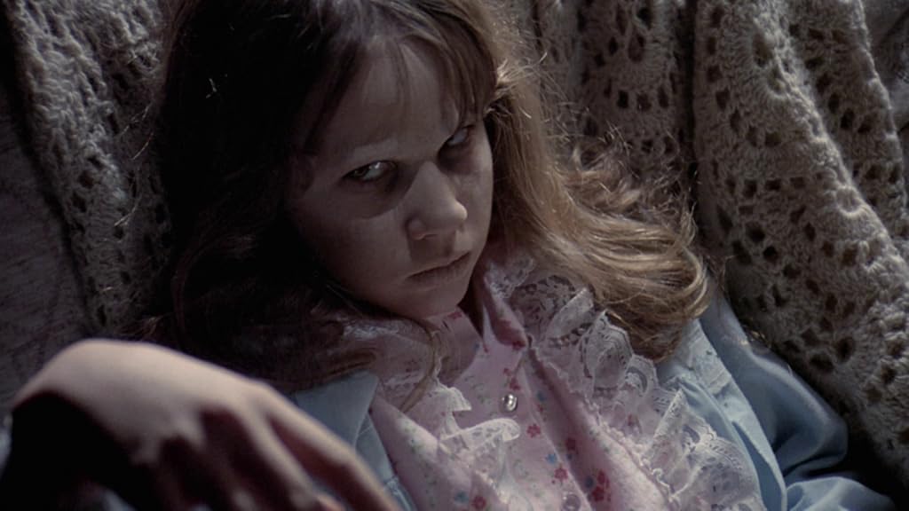 Linda Blair dans L'Exorciste (1973)
