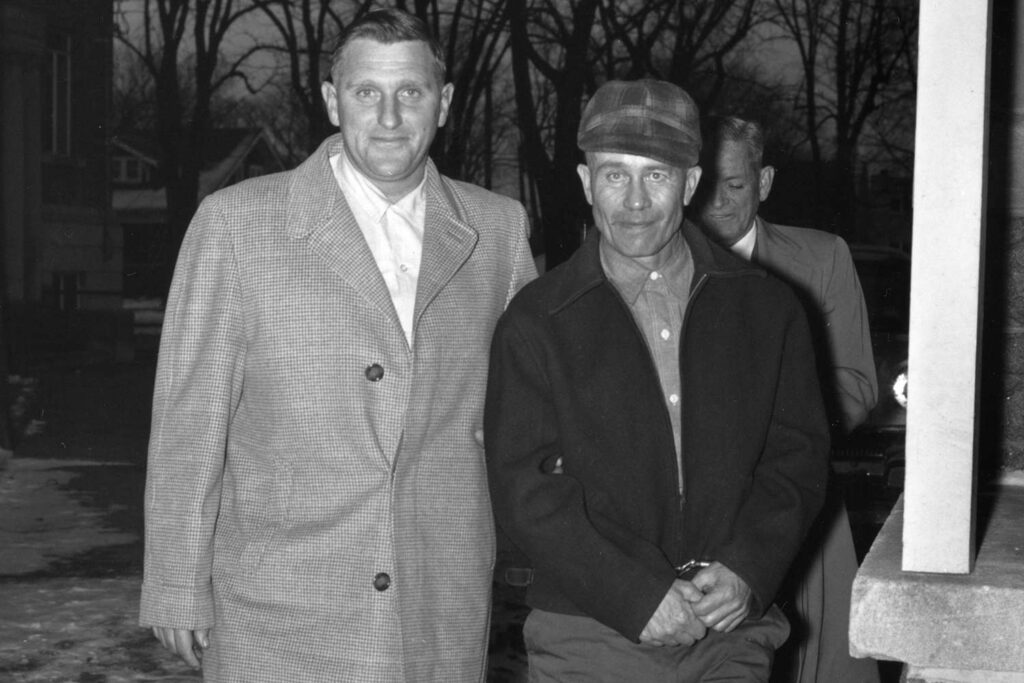 Ed Gein qui a inspiré Tobe Hooper pour le film Massacre à la tronçonneuse 