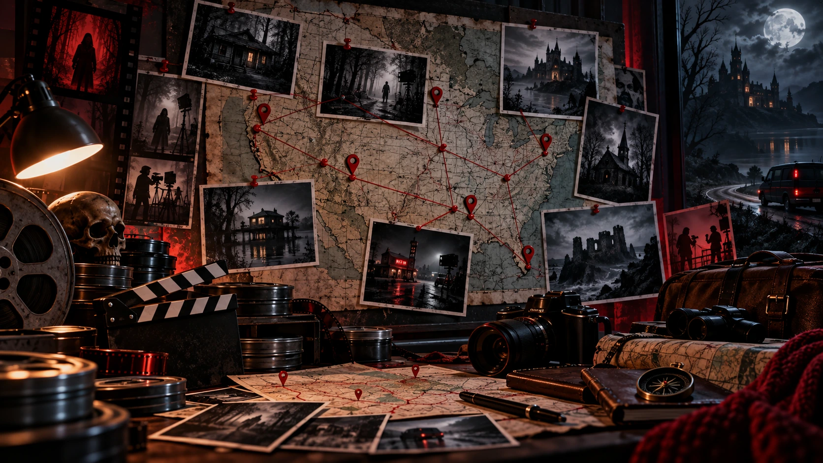Les lieux de tournage de films d’horreur à découvrir sur notre carte interactive