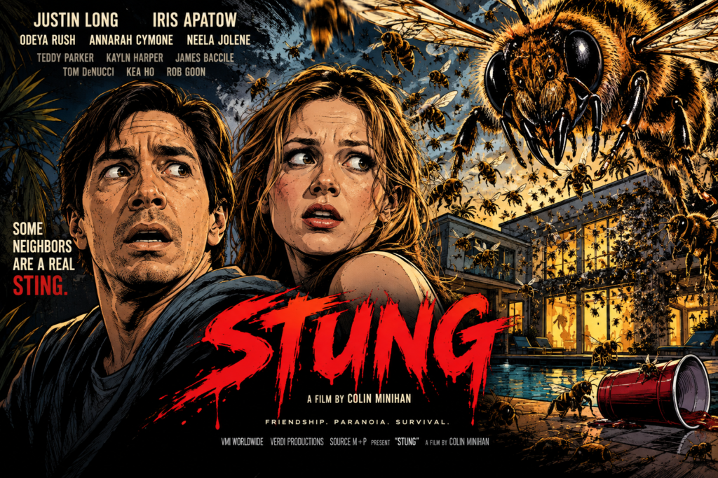 "Stung" : Justin Long face à des abeilles tueuses chez Colin Minihan