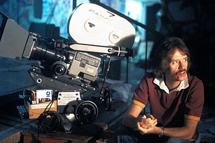 John Carpenter sur le tournage du film New-York 1997 (1981)