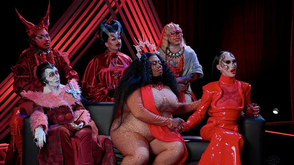 Satanna, Blackberri, Jarvis Hammer, Jay Kay, Niohuru X et Daniel Wallace dans The Last Supper (2024)