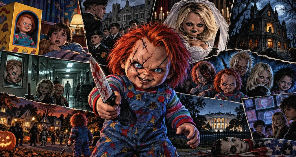Histoire de Chucky : De Jeu d’enfant à la saga culte de la poupée tueuse