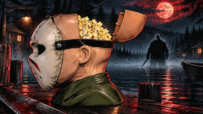 Jason Voorhees : Son seau à popcorn officiel "Vendredi 13" est en vente avant "Crystal Lake"