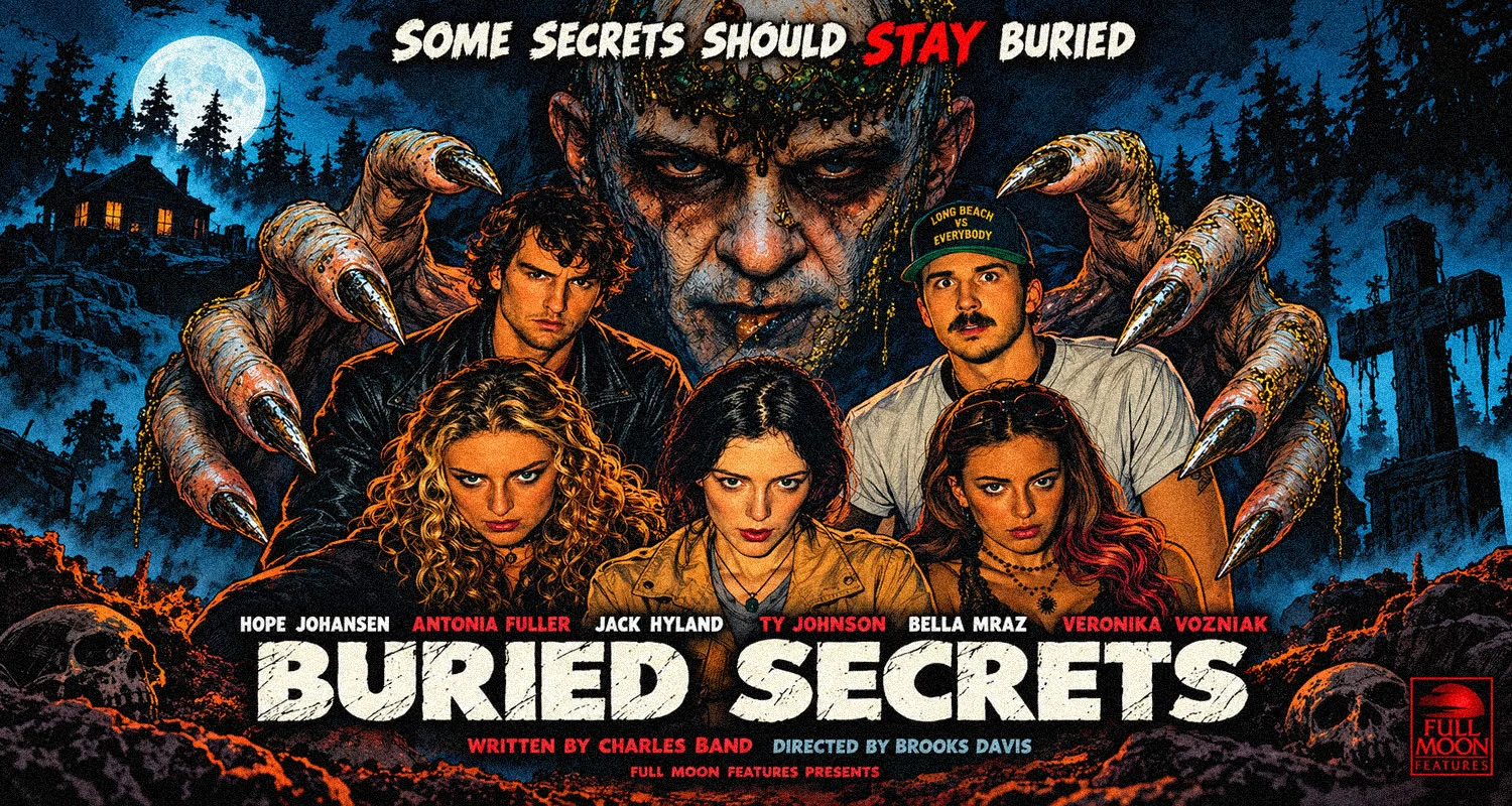 Buried Secrets : La bande-annonce du nouveau film d’horreur de Full Moon dévoile un démon enfoui