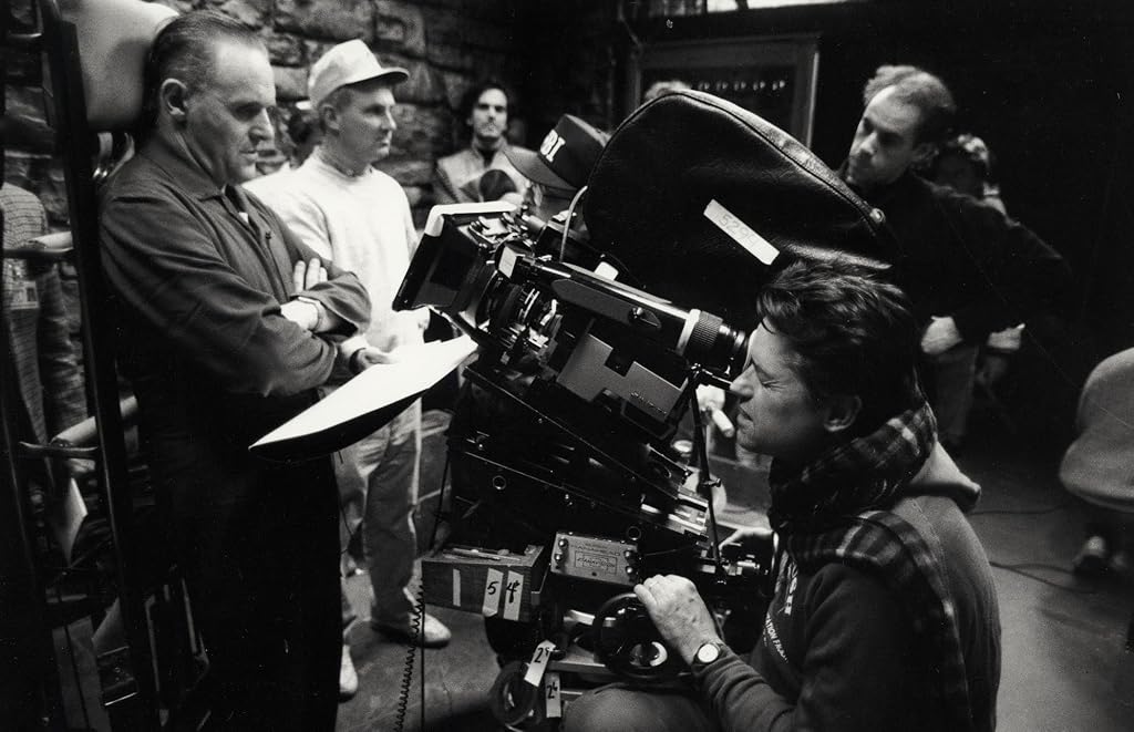 Anthony Hopkins et Jonathan Demme dans Le silence des agneaux (1991)