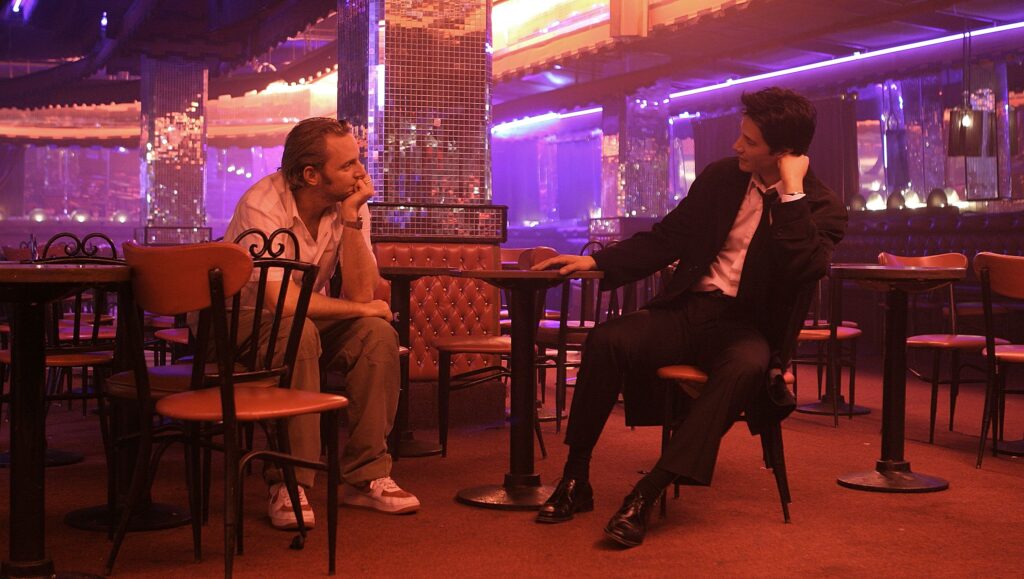 LAWRENCE & KEANU REEVES sur le tournage du film Constantine (2005)