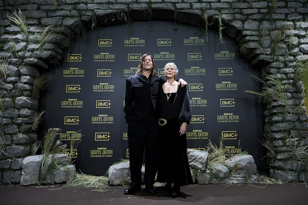 Norman Reedus and Melissa McBride at an event for The Walking Dead: Daryl Dixon