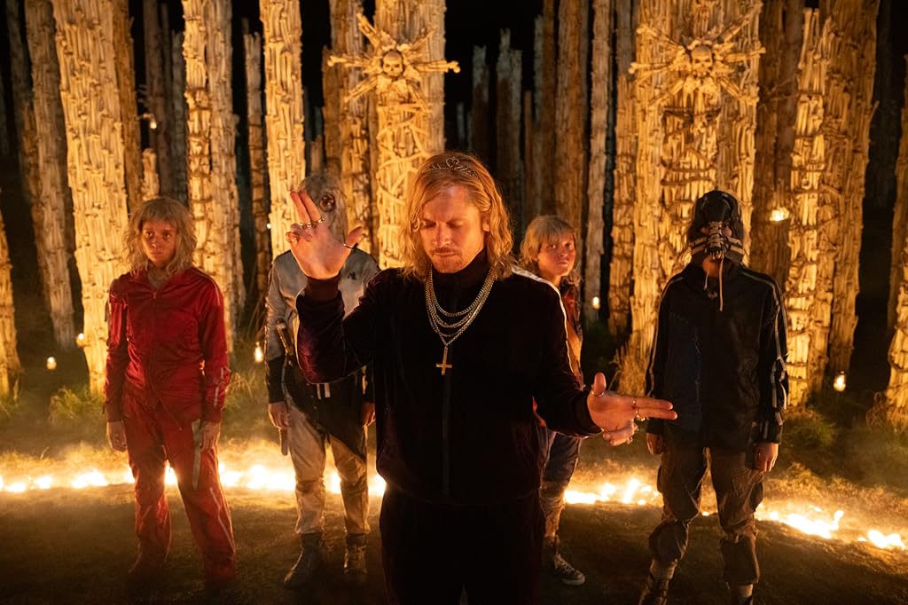 Maura Bird, Alfie Williams, Ghazi Al Ruffai, Jack O'Connell et Erin Kellyman dans 28 ans plus tard : Le temple des morts (2026)