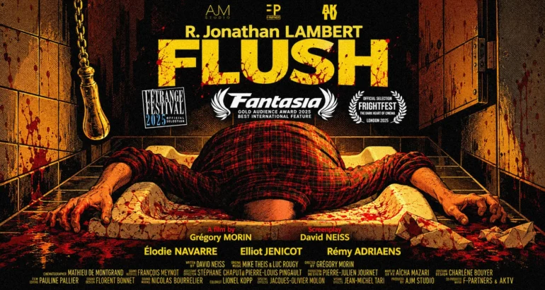 Bande-annonce de “Flush” : Le film d’horreur Français sort aux États-Unis le 9 octobre