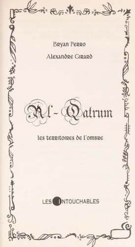 Couverture de Al-Qatrum, les territoires de l’ombre
