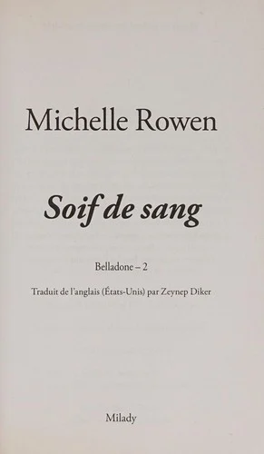 Couverture de Belladone