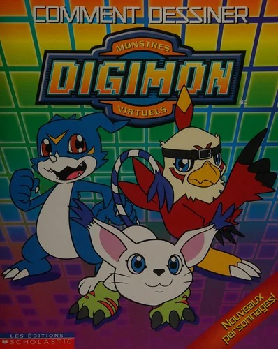 Couverture de Comment dessiner Digimon monstres virtuels