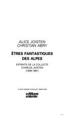 Couverture de Etres fantastiques des Alpes