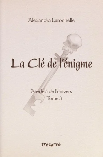 Couverture de La clé de l’énigme
