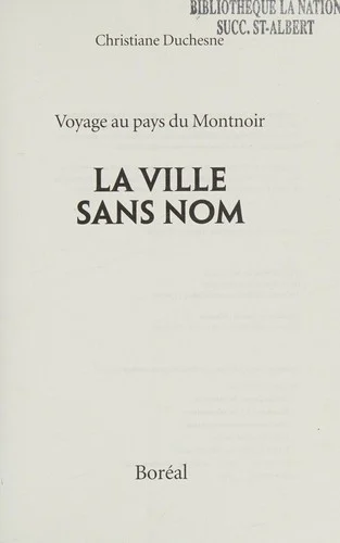 Couverture de La ville sans nom