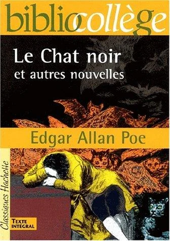 Couverture de Le chat noir et autres nouvelles (Black Cat / Masque of the Red Death / Oval Portrait / Sphinx / System of Dr. Tarr and Prof. Fether)