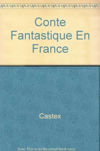 Couverture de Le conte fantastique en France