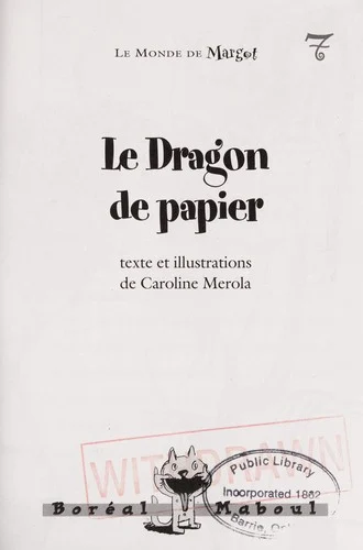 Couverture de Le dragon de papier