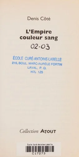 Couverture de L’empire couleur sang