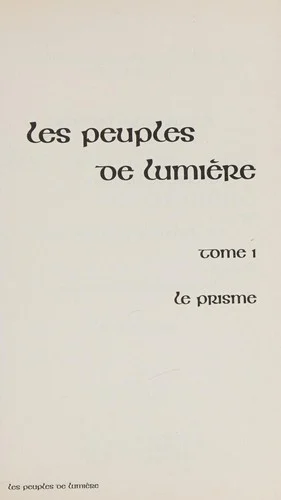 Couverture de Les peuples de lumière