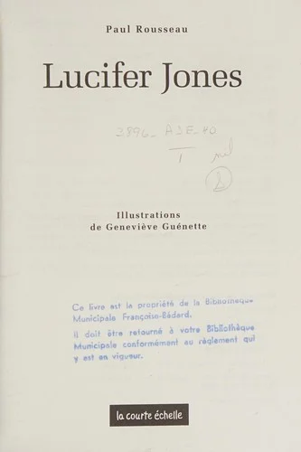 Couverture de Lucifer Jones