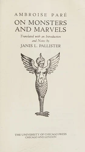 Couverture de On monsters and marvels