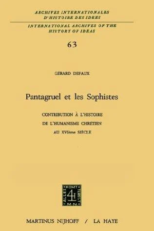 Couverture de Pantagruel et les sophistes