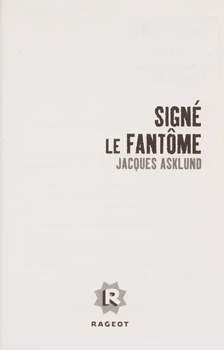 Couverture de Signé le Fantôme