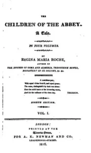 Couverture de The children of the abbey