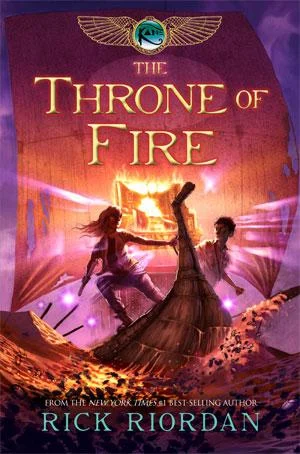 Couverture de The Throne of Fire
